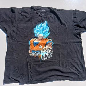 Dragon Ball Fighter Size XXL Black Men's Printed T-Shirt